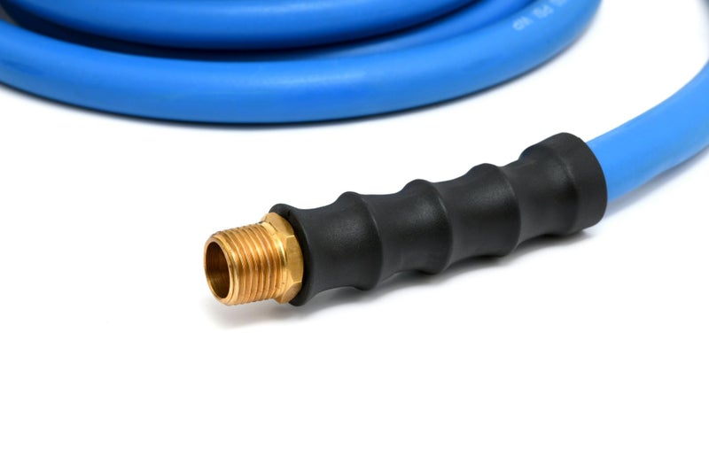 BLUBIRD BB1215 1/2" x 15' Rubber Air Hose, 100% Rubber, Lightest, Strongest, Most Flexible, 300 PSI, 50F to 190F Degrees, Ozone Resistant, High Strength Polyester Braided - Image 3